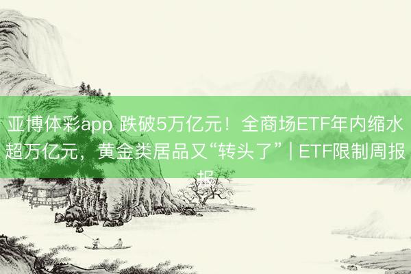 亚博体彩app 跌破5万亿元!全商场ETF年内缩水超万亿元,黄金类居品又“转头了” | ETF限制周报